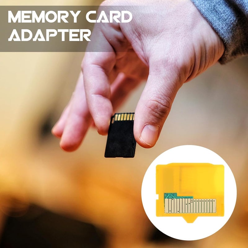 OSALADI Micro Attachment,Camera to Card Insert Adapter,Memory Adapter for Micro HC Yellow - Image 5